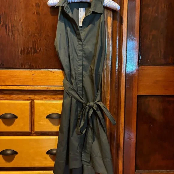slim fit dress slacks Banana Republic Navy/ Green Side Silky Sleeveless Maxi Dress 0 – newdsalem